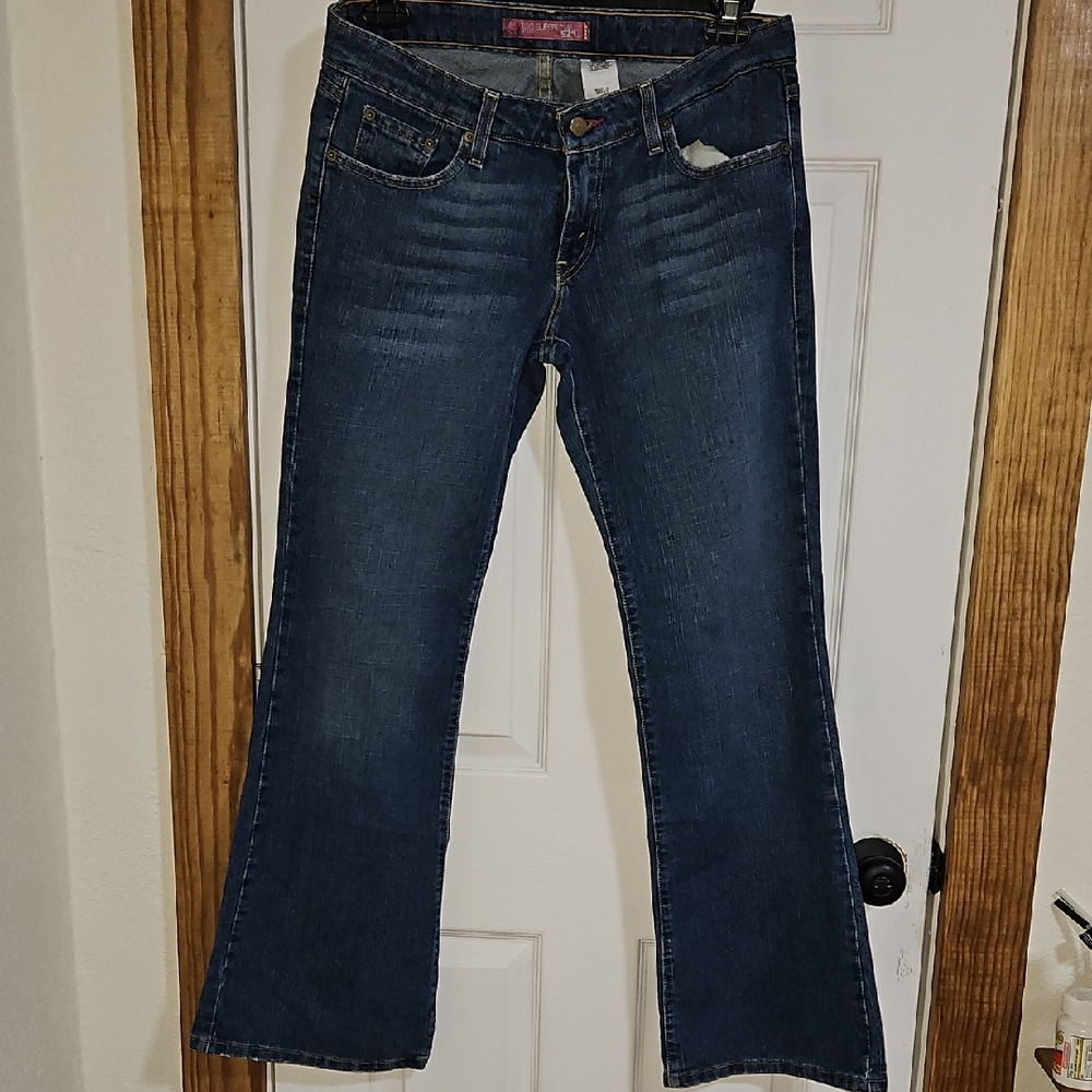 Levi's Dark Blue Flare Jeans